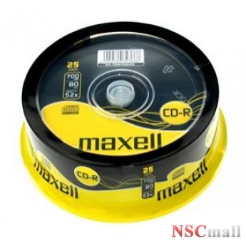 CD-R 700MB, 52x, 10buc pe folie Maxell