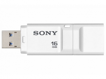 USB Flash Drive Sony 16GB, Microvault, USB 3.0, Viteza de citire 120 MB/s, alb