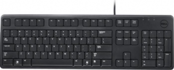 Tastatura Dell  Entry US-EURO Qwerty KB212-B, Interfata USB, Culoare neagra