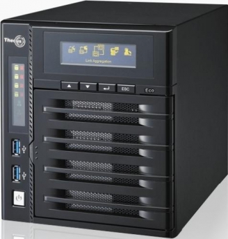Storage Thecus, N4800ECO, 4 Bay, fara HDD,  tower, Intel ATOM D2701 2.13GHz Dual Core, 2GB DDR3, USB2.0 x2, USB3.0 x2, eSATA, HDMI x1, VGA x1, GbE x2