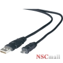 Cablu microUSB-USB 2.0 (AM-AF) 1.8m
