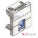 Suport conector Infra+ adaptabil alb 45x45 cu obturator transparent pentru postul de lucru (Schneider Actassi - Copper - Connectors - Accessories - VDI88100)
