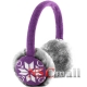 Aparatori urechi cu casti - Snowflake KSMUFSFPU1 Purple