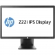 Monitor HP 21.5 inch, IPS,  Wide, HD, DisplayPort, DVI, VGA, Negru, D7Q14A4
