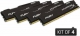 Memorie Kingston RAM , DIMM, DDR4, 16GB, 2400MHz, CL15, Kit 4x4GB, HyperX FURY Black Series, 1.2V