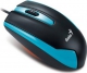 Mouse Genius cu fir, optic, DX100, 1200dpi, albastru, plug and play, USB