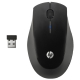 Mouse HP X3900 Wireless, optic, interfata USB, 3 butoane, culoare neagra, H5Q72AA