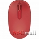 Mouse Microsoft Mobile 1850, Wireless, rosu,  U7Z-00033