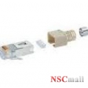 Conector Ecranat Cat 5e pentru cablu rigid (VDI7700SDB)