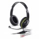 Casti cu microfon Genius HS-400A Green, Control volum, Noise-canceling microphone,Headband, ROHS
