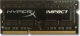 Memorie Kingston RAM notebook , SODIMM, DDR3L, 4GB, 1600MHz, CL9, HyperX Impact Black, 1.35V